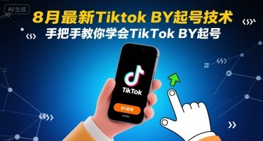 8月最新Tiktok搬运起号技术，手把手教你学会TikTok搬运起号-八瞄副业网
