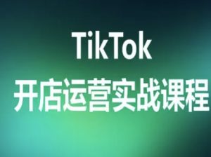TikTok开店运营实战课程，TK跨境电商实操全流程-八瞄副业网