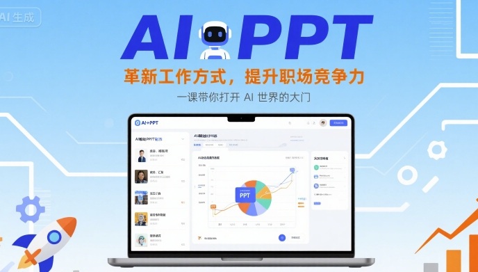 AI+PPT:革新工作方式,提升职场竞争力,一课带你打开 AI 世界的大门-八瞄副业网
