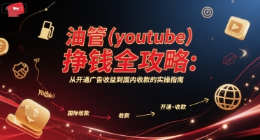 油管(youtube)挣钱全攻略:从开通广告收益到国内收款的实操指南(更新)-八瞄副业网