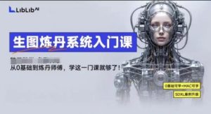 LibLibAI哩布哩布生图炼丹系统入门课，从生图到炼丹，只学这一门就够了-八瞄副业网