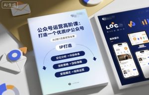 公众号运营高阶课,打造一个优质IP公众号-八瞄副业网