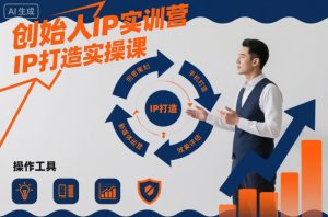 创始人IP实训营,IP打造实操课-八瞄副业网