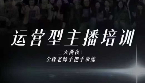 婉婉运营型主播培训线下课，主播四大能力，十小时线下录像+字幕，内容比线上课干-八瞄副业网