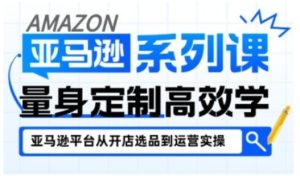 亚马逊新手开店从入门到精通，全面覆盖亚马逊开店各阶段要点，助新手从入门到精通-八瞄副业网