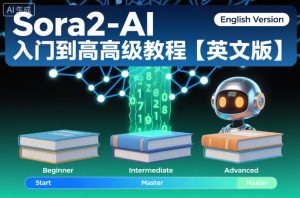 Sora2-AI入门到高级教程【英文版】-八瞄副业网