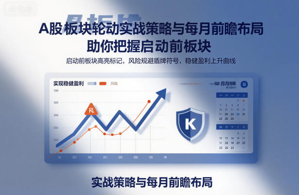 A股板块轮动实战策略与每月前瞻布局，助你把握启动前板块，规避风险，实现稳健盈利-八瞄副业网