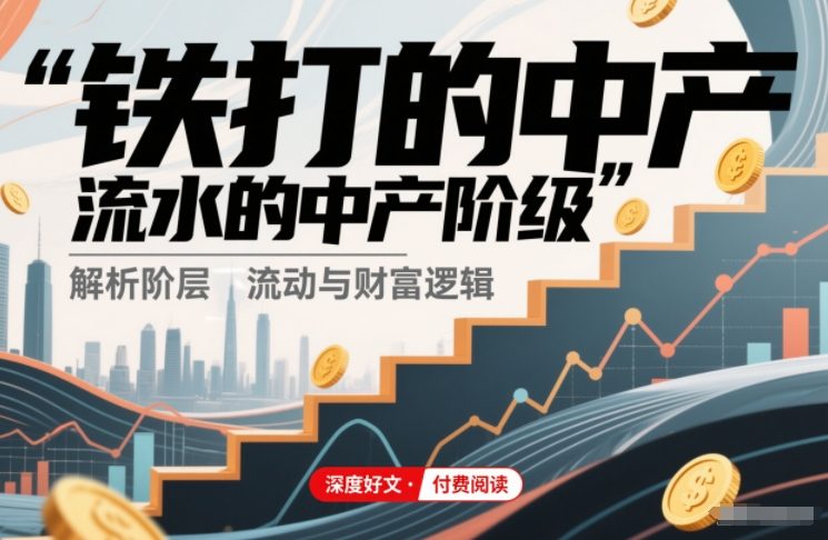 付费文章：铁打的中产，流水的中产阶级-八瞄副业网