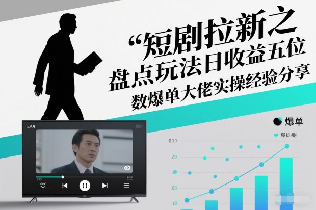 短剧拉新之盘点玩法日收益五位数爆单大佬实操经验分享-八瞄副业网