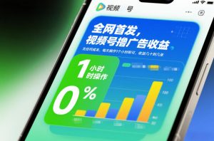 全网首发，视频号撸广告收益，无任何成本，每天操作1个小时即可，收益几十到几张-八瞄副业网
