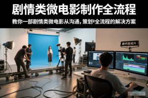 剧情类微电影制作全流程，教你一部剧情类微电影从沟通，策划到拍摄制作全流程的解决方案-八瞄副业网