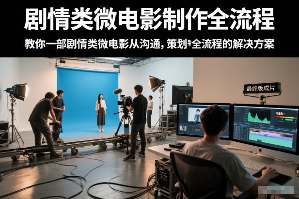 剧情类微电影制作全流程，教你一部剧情类微电影从沟通，策划到拍摄制作全流程的解决方案-八瞄副业网