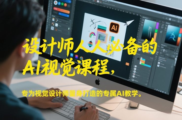 设计师人人必备的AI视觉课程，专为视觉设计师量身打造的专属AI教学-八瞄副业网