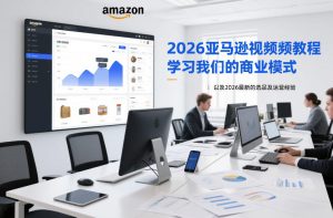 2026亚马逊视频教程,学习我们的商业模式,以及2026最新的选品及运营经验-八瞄副业网