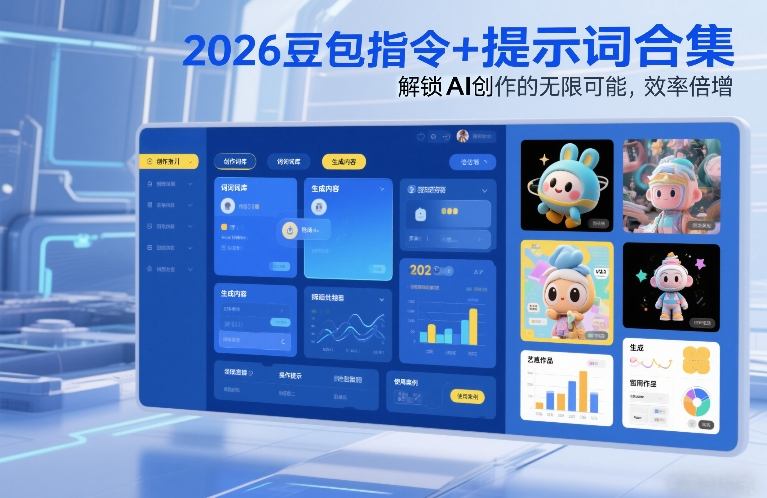 2026豆包指令+提示词合集,解锁AI创作的无限可能,效率倍增-八瞄副业网