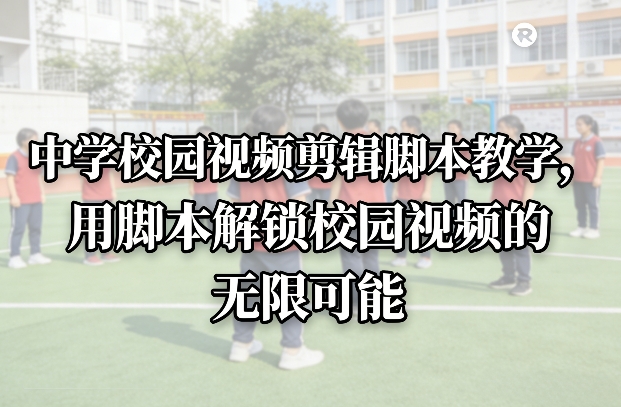 中学校园视频剪辑脚本教学，用脚本解锁校园视频的无限可能-八瞄副业网