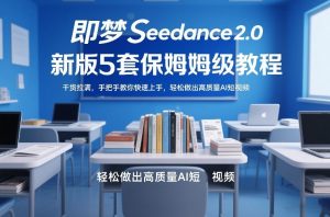 即梦Seedance2.0新版5套保姆级教程，干货拉满，手把手教你快速上手，轻松做出高质量AI短视频-八瞄副业网