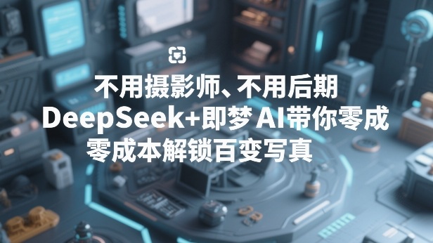 不用摄影师、不用后期,DeepSeek+即梦AI带你零成本解锁百变写真!-八瞄副业网