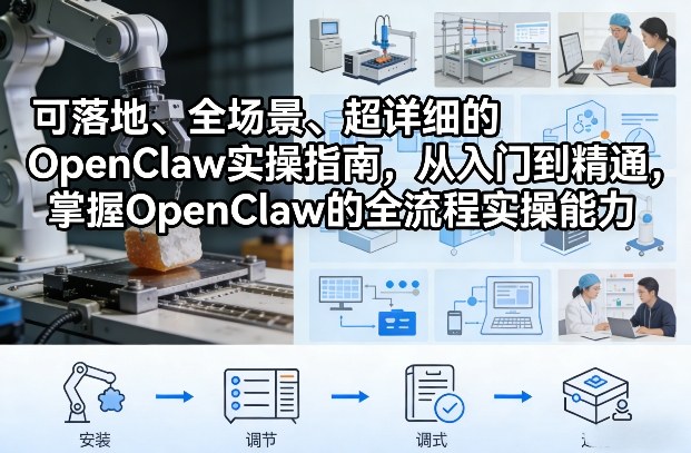 可落地、全场景、超详细的OpenClaw实操指南，从入门到精通，掌握OpenClaw的全流程实操能力-八瞄副业网