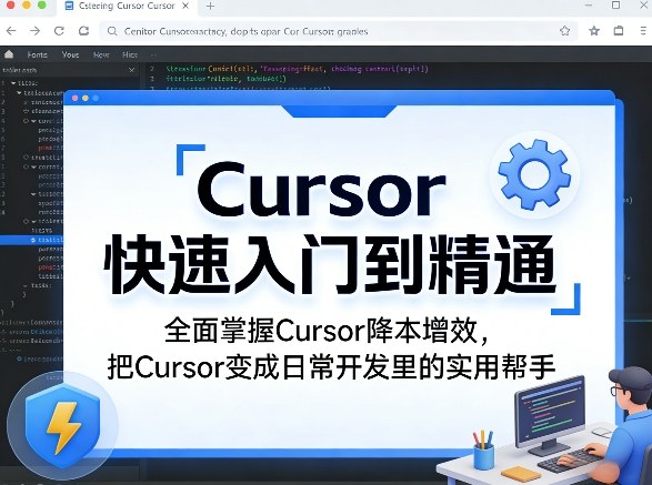 Cursor快速入门到精通,全面掌握Cursor降本增效,把Cursor变成日常开发里的实用帮手-八瞄副业网
