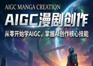 AIGC精品漫剧创作全流程解析，S级漫剧教学，从零开始学AIGC漫剧创作-八瞄副业网